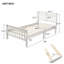 Structure de lit simple Wood-395041488