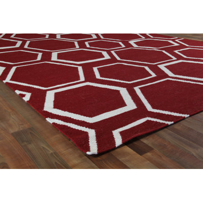 Wool Geometric Indoor Rug