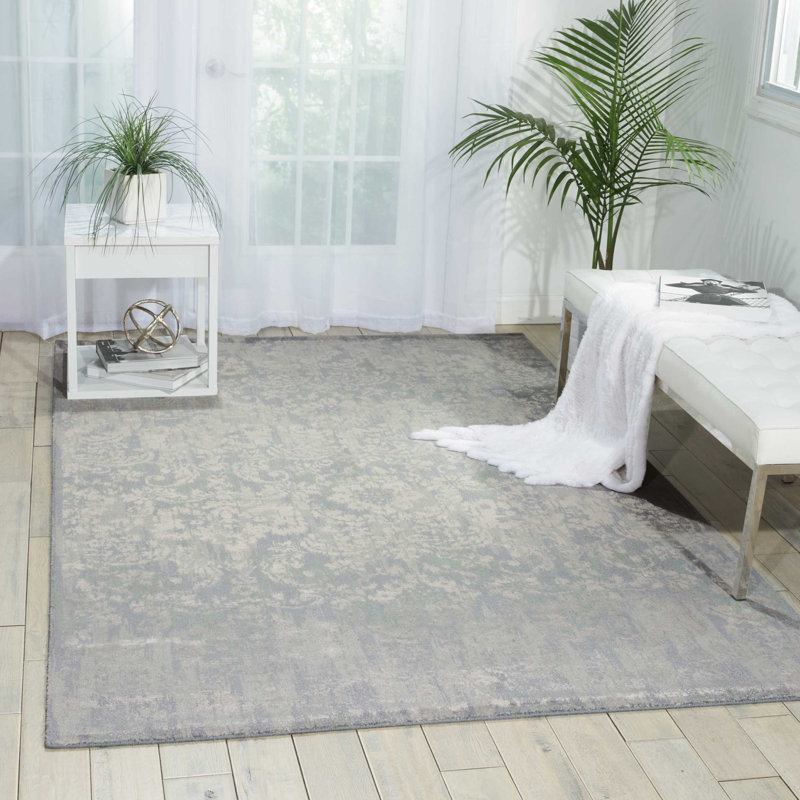 Tapis bleu Cannes, Rectangle 5 pi 6 po x 8 pi