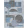 Machine Washable Indoor/Outdoor Cinead ACN1695 Blue Rug