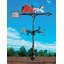 Rooftop 30" Fire Wagon Weathervane-1335248053