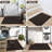 Dirt Trapper Door Mat, Non-Slip Washable Doormats Welcome Mat, Dirt Resistant and Absorbent Entrance Mat, Low Profile Floor Mats for Front Back Door, Entryway-426747026-426747030
