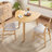 Triangular Wood Table