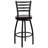 Lomonaco Swivel Upholstered Counter Stool with Metal Frame-33495677