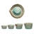 Creative Co-Op Abode 4 -Piece Stoneware Measuring Cup Set