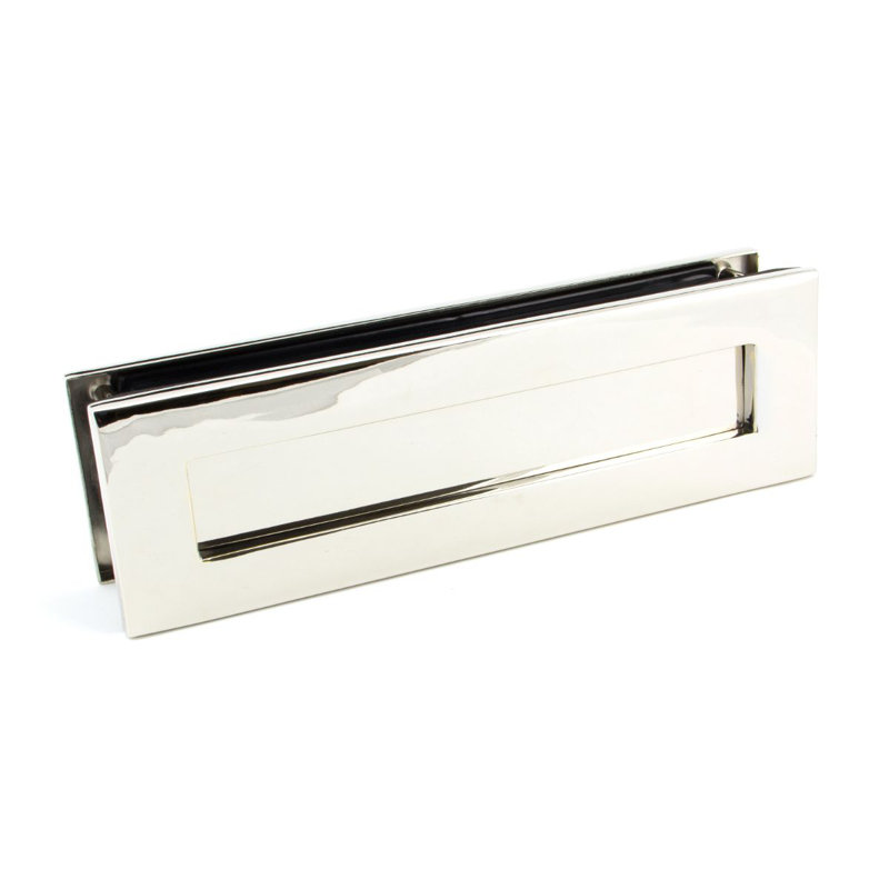 Metal Mail Slot, Polished Nickel