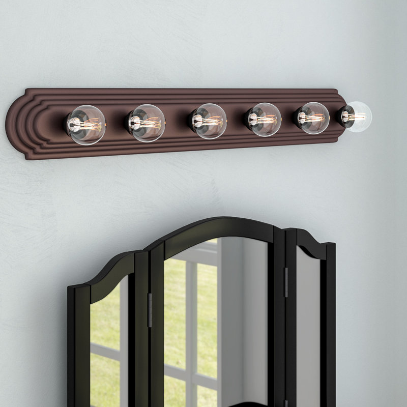 Carder 6 - Light Dimmable Bath Bar, Oil Rubbed Bronze