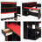 Queen Gaming Daybed with Built-in Desk, LED Lights, Charging Station & 3 Storage Drawers - Multi-Functional Design-1539005188-1539005189