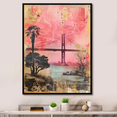 San Francisco Dreams, collage rétro rose I