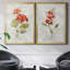 Lin géranium - ensemble de 2 peintures sur toiles-1990931696-1990931697