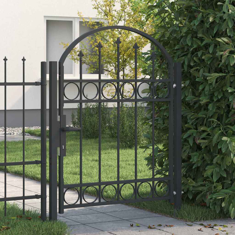 Gate with Gate in Grey, 100 x 125 cm