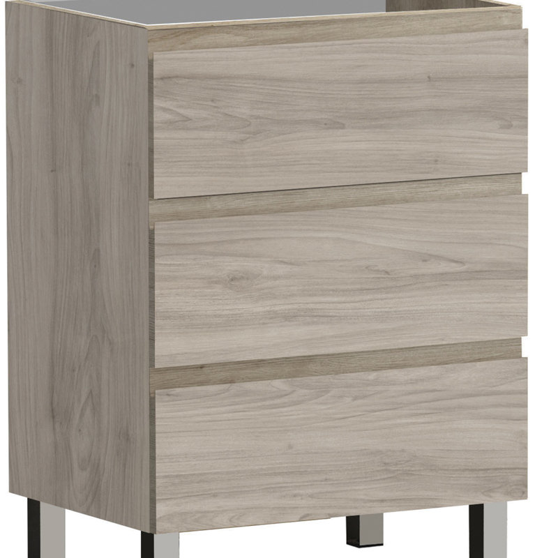 Costa 24'' Single Bathroom Vanity Base Only, Pine