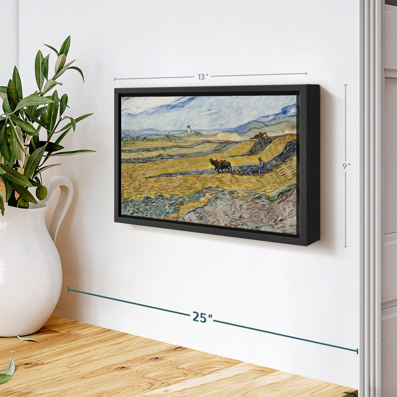 Nature «Champ clos avec art mural Plowman», H 9 po x l 13 po