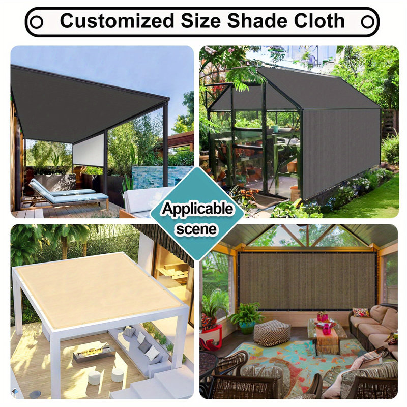 Abat-jour de pergola Artpuch, Sable, H 108 po x l 108 po x P 0,1 po