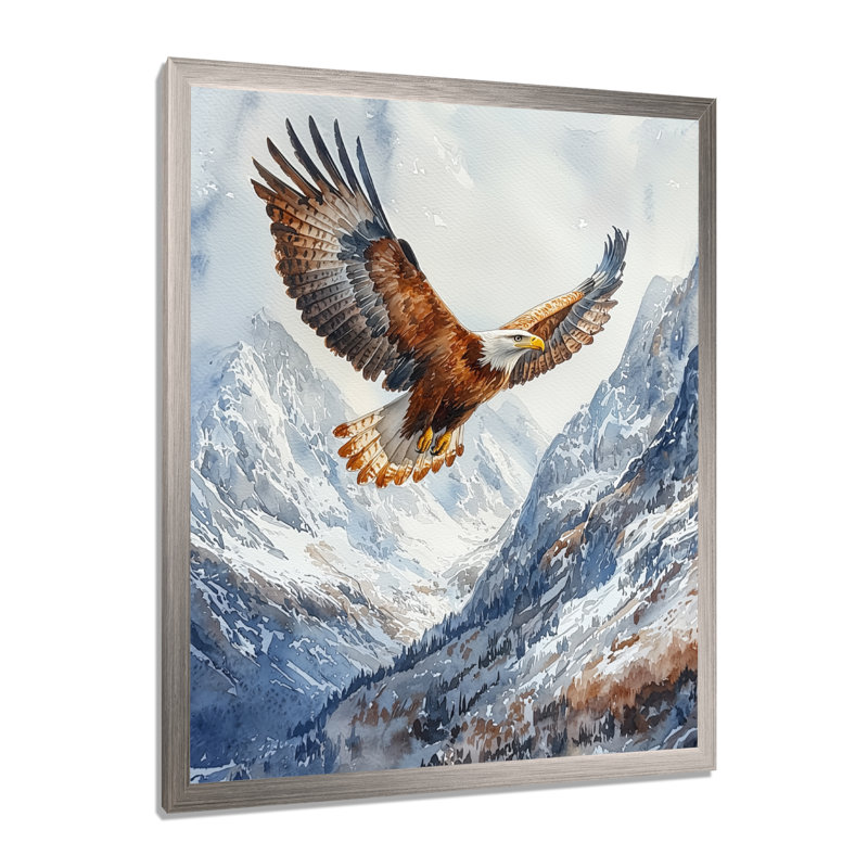 Waverley - Animals Wall Art, H 32 po x l 16 po, Reproduction encadrée d'une seule photo, Argent argent