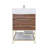 Glasgow 23.5'' Single Bathroom Vanity with Acrylic Top-1314477698