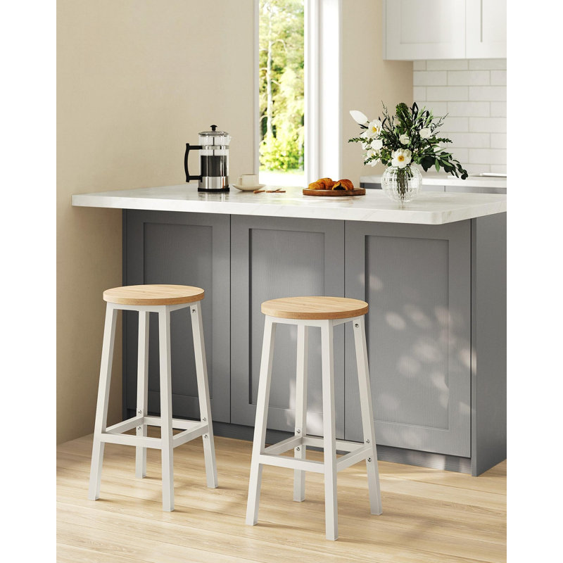 Hemel Counter Stool, White