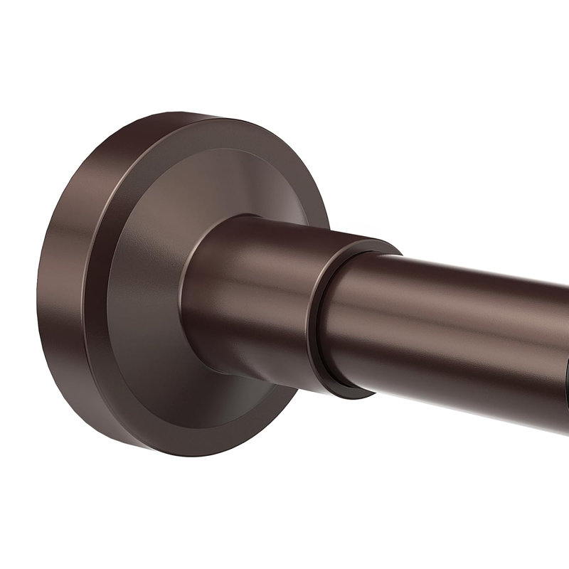 Tringle à rideau de douche réglable à tension de ressort, paravent antidérapant pour fenêtre de salle de bain, installation sans perçage, fabrication en acier inoxydable durable