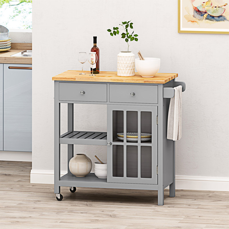 Chariot de cuisine (tabouret non inclus)
