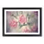 Pale Pink Carnation Flowers in Abstract - Picture Frame Painting Print-55735284-55735276