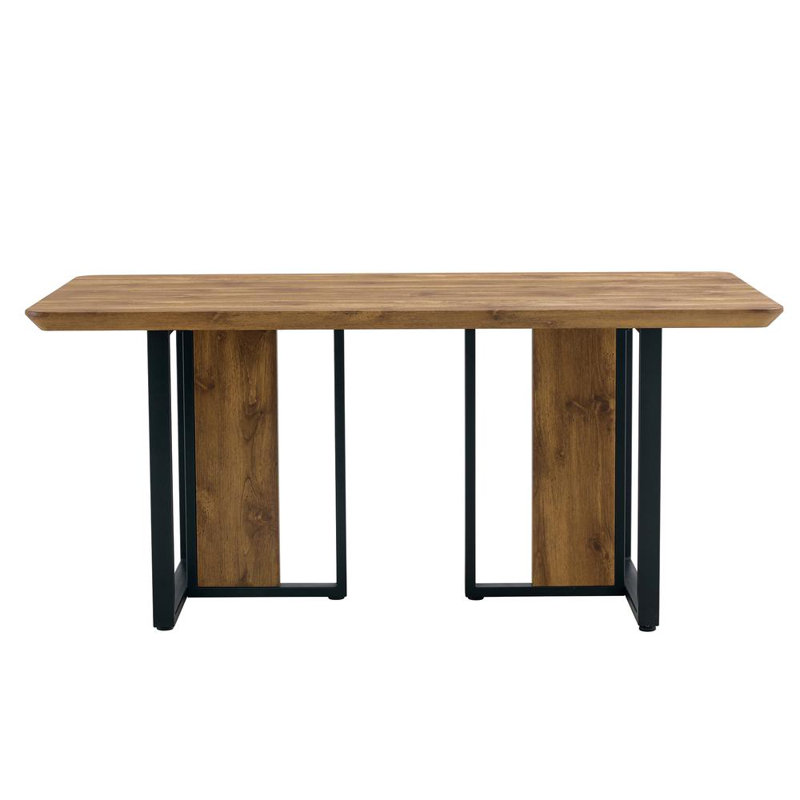 Rectangular Dining Table (Wood), Wood/Black
