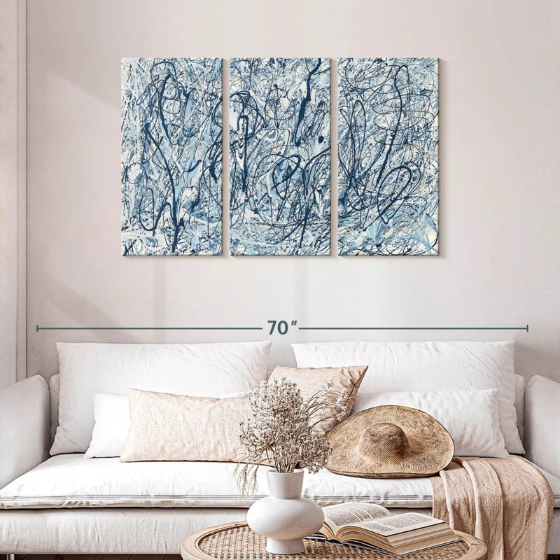 Avery Shore Blues, 28" H x 45" W
