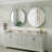 Aevar Tempered Glass and Aluminum Alloy Framed French Cleat Mounted Wall Mirror with 5-Year Warranty-1617718073-1617843828