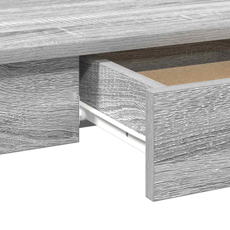 Desk 100X45x75 Cm Engineered Wood, Grey Sonoma