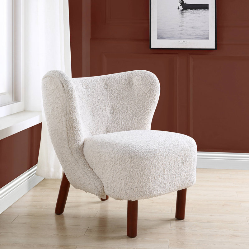 Fauteuil d'appoint en sherpa Teddy