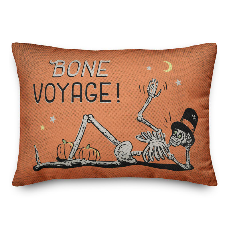  Coussin lombaire rétro Bone Voyage