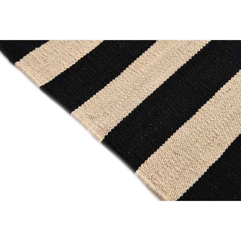 Tapis noir et blanc Newsom