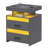 Keimar LED Nightstand with Charging Station, 2 Drawers End Table with Human Sensor 24 Colours Lights-1081628212