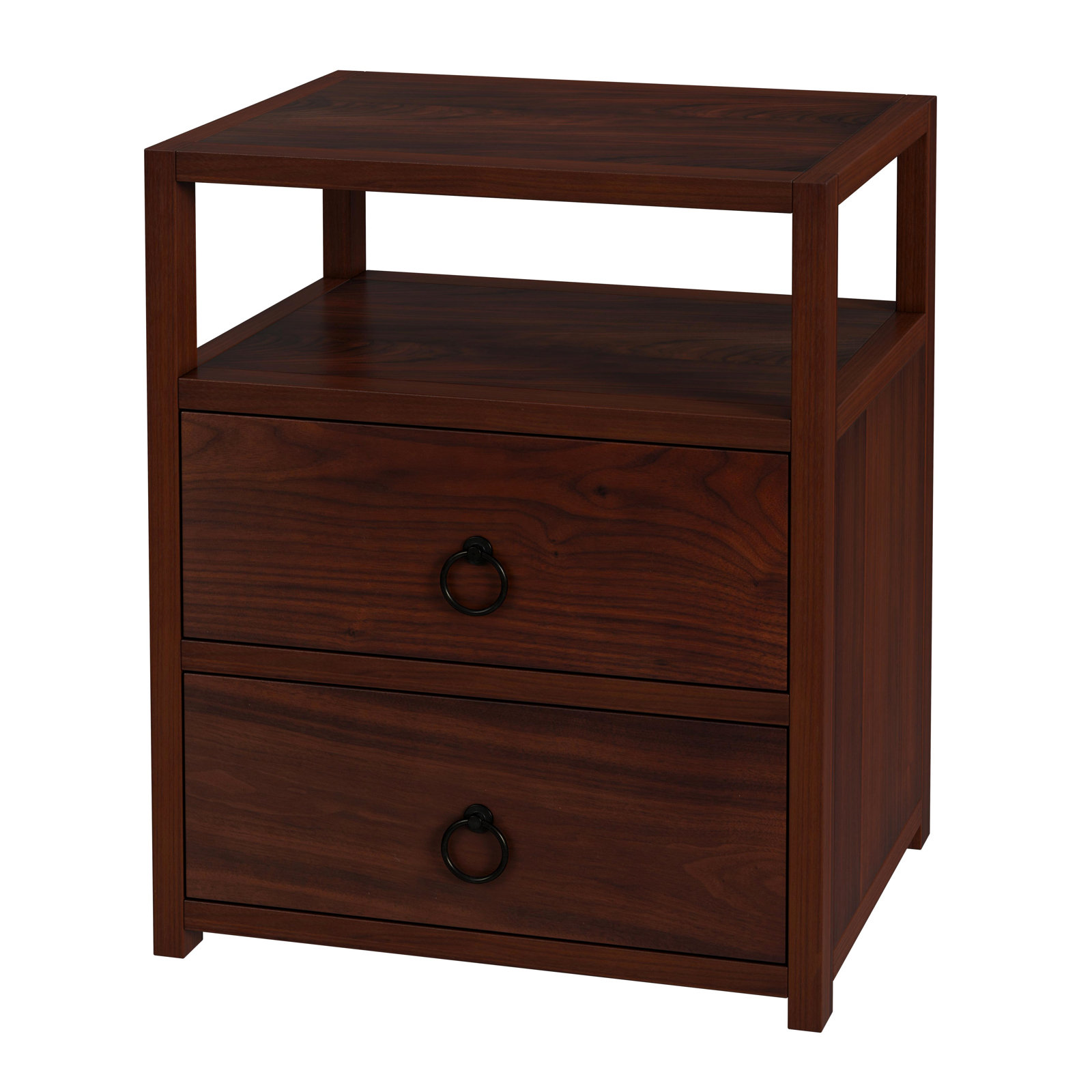 Elin 2 - Drawer Nightstand, Brown