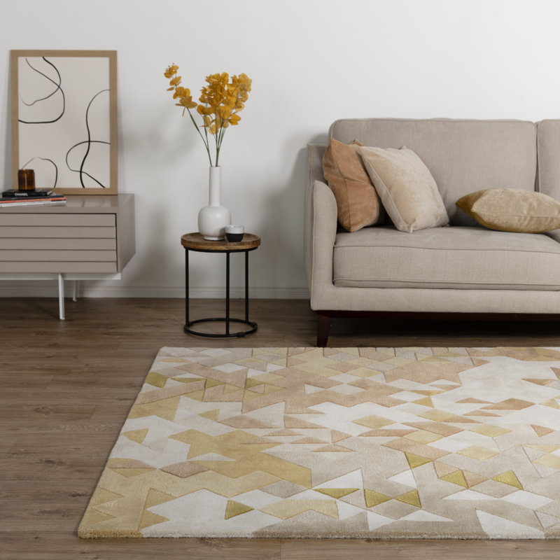 Kinta Pink Area Rug, Rectangle 120 x 170cm, Red