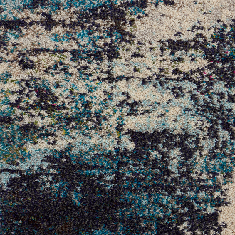 Tapis ivoire moderne Enoch, Rectangle 6 pi 7 po x 9 pi 7 po