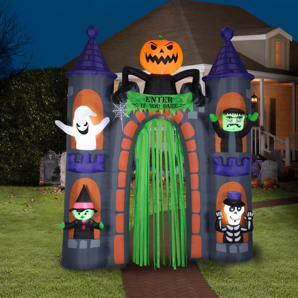 Gemmy Industries Archway Haunted Castle Inflatable | Wayfair