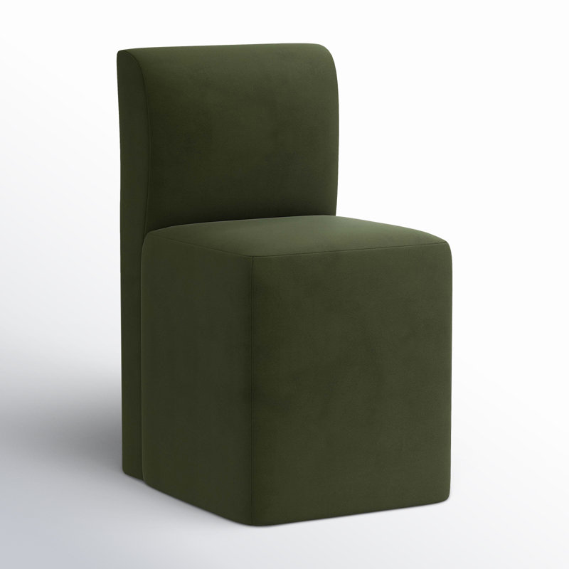 Mendy Upholstered Dining Chair, Classic Loden Velvet