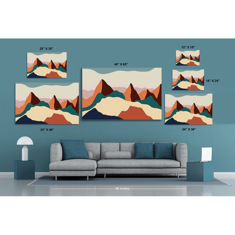 Our Land - reproduction sur toile tendue, H 12 po x l 18 po x P 1,5 po