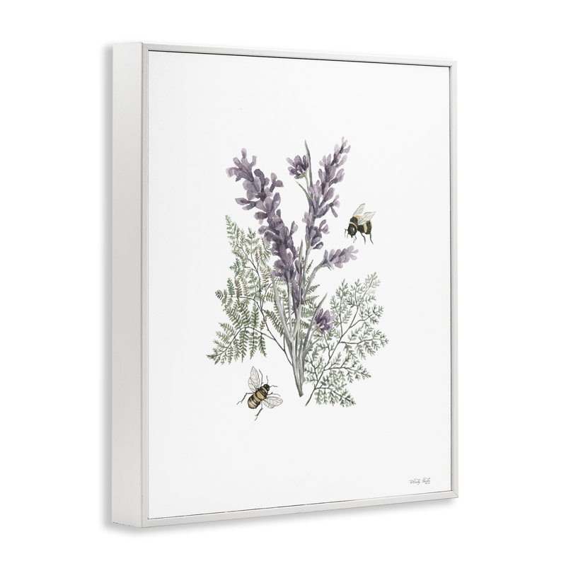 Bumble Bees & Art par Cindy Jacobs bg-136, Estampe numérique encadrée blanc bord de mer, H 30 po x l 24 po