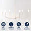 Lustre DEL 35 po Ainsley-547096730