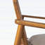 Chaise de salle à manger avec coussin Meja, ensemble de 2