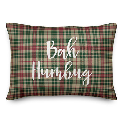  Coussin Bah Humbug in Tartan