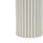 Daye Modern 3D Printed Porcelain Table Lamp For Accent Table - Perfect For Bedside, Desk, Or Living Rooom Table Lamps - Aesthetic Small Table Lamp For Bedroom - 27", White