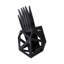 Edge Of Belgravia Black Diamond Knife Block 11 Slot Knife Block