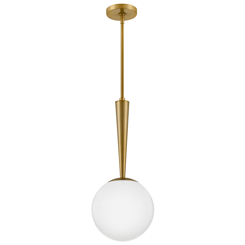 Cheri 1 - Light Sphere Pendant, Lacquered Brass