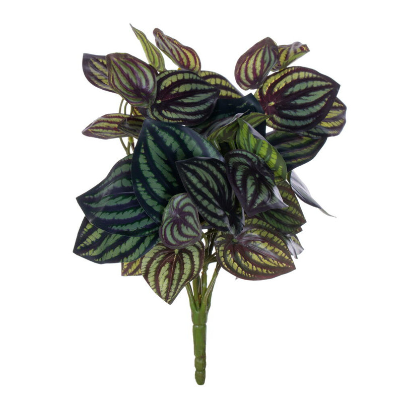 11" Artificial Peperomia Piccolo Bush, 2 Per Bag