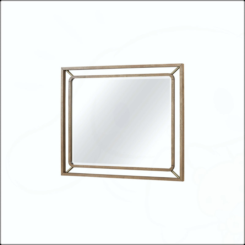 Mirror in Latte Finish