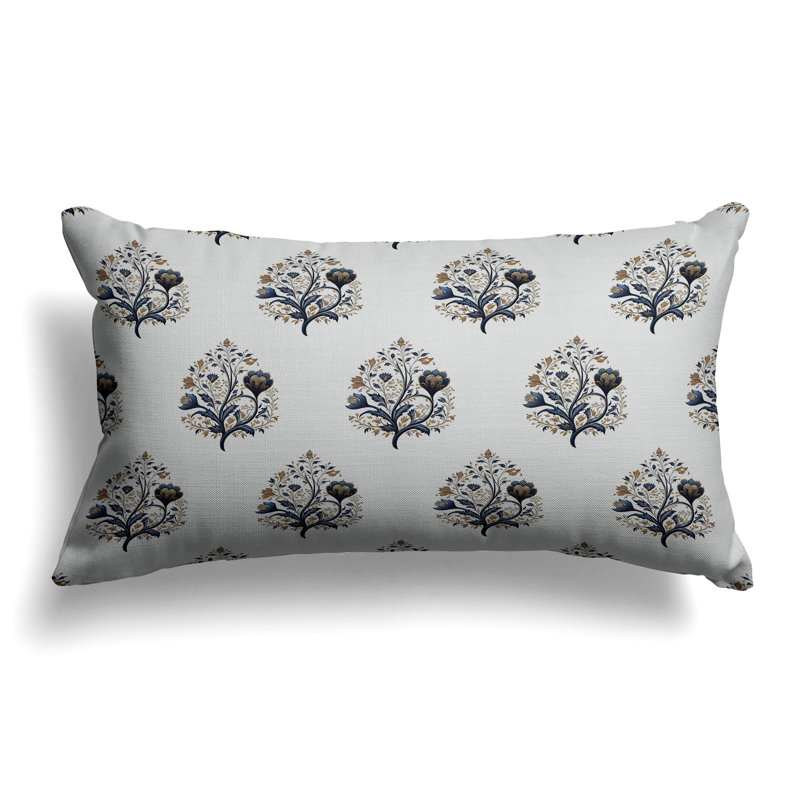 Coussin Springtime Bliss, Bleu / gris