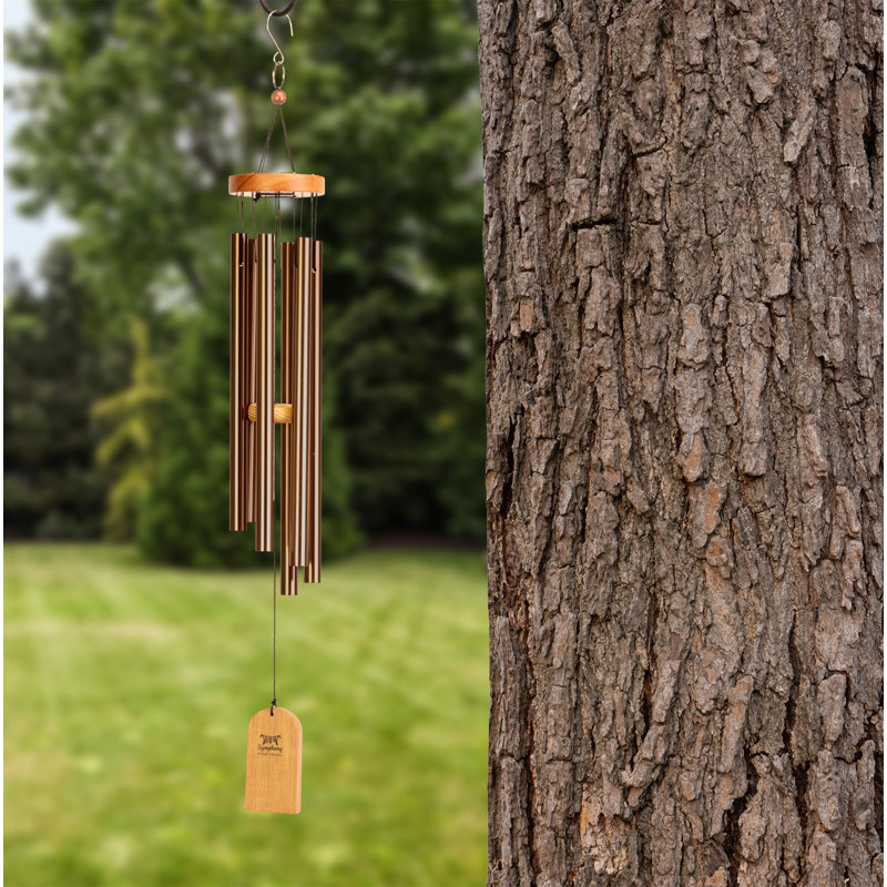 Abstract Wind Chime, Bronze