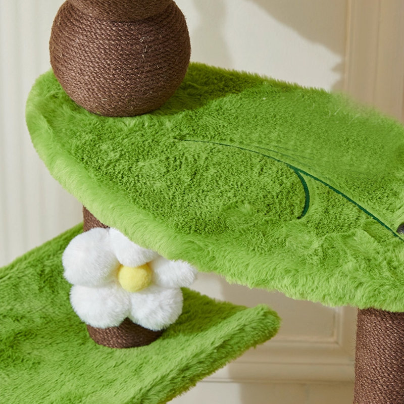 3 Tiers Cat Tree with Condons,Perch,Scratching Posts